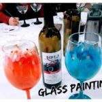 Wine Glass Painting Party at The Grove!